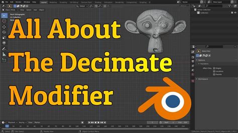 decimate blender|Decimate Modifier